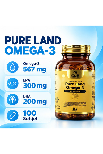 GNB Omega-3 EPA (300 mg) & DHA (200 mg) 100 Softjel