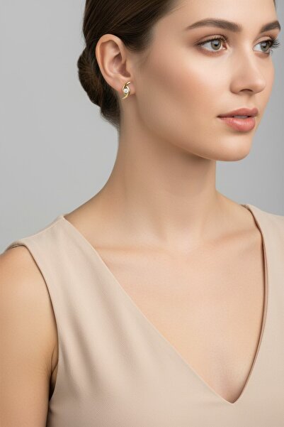 XUPING JEWELRY Style Pearl/Xuping Jewelry Eye Figure Zircon Stone Earrings