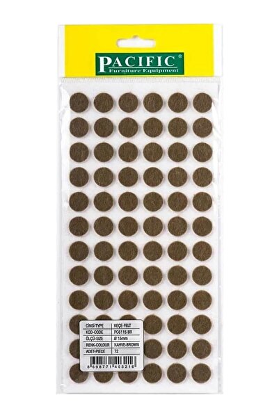 KARAPOLAT 15 mm Yuvarlak Yapışkanlı Zemin Koruyucu Keçe Masa Sandalye Koltuk ...