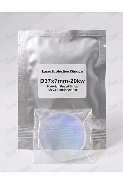D37X7mm 20kw Lazer Alt Koruma Camı