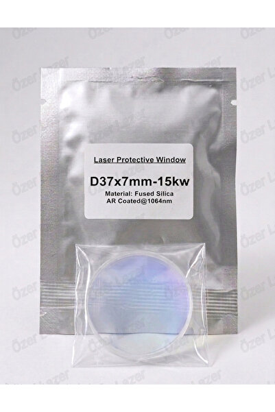 D37X7mm 15kw Lazer Alt Koruma Camı