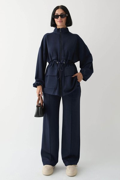 InStyle Set bleumarin cu buzunare duble