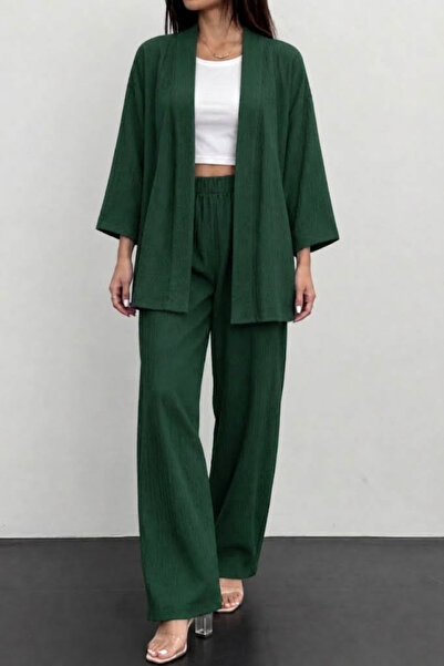 şuranur Stylish - Kimono Cardigan Burümcuk Set Oversize Low Sleeves m - 6XL