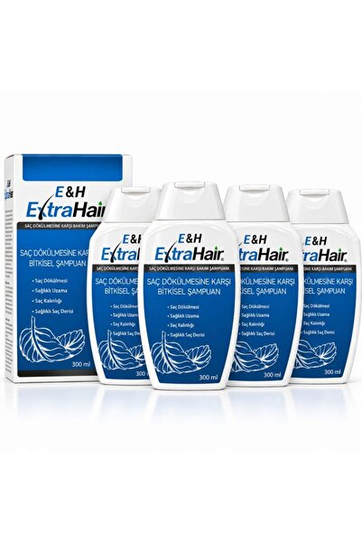 E&H Extrahair شامبو إتش آند إتش إكسترا ضد تساقط الشعر 4 قطع