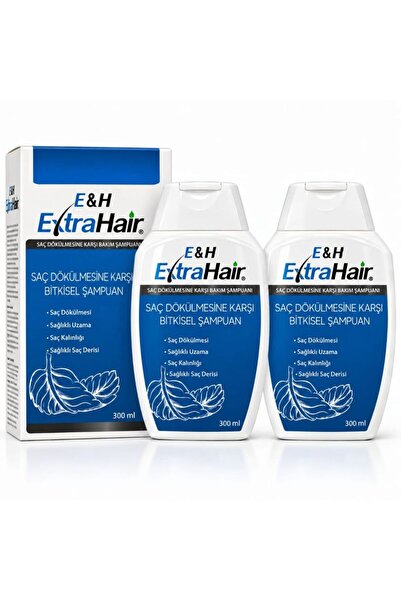 E&H Extrahair شامبو إتش آند إتش إكسترا ضد تساقط الشعر، قطعتان