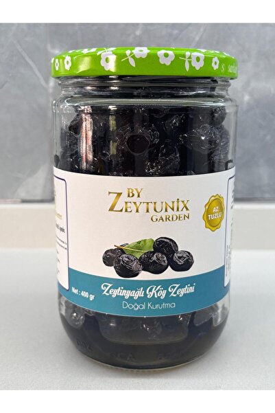 By Zeytunix Garden Zeytinyağlı Doğal Kurutma Köy Zeytini 400 gr (Az Tuzlu)