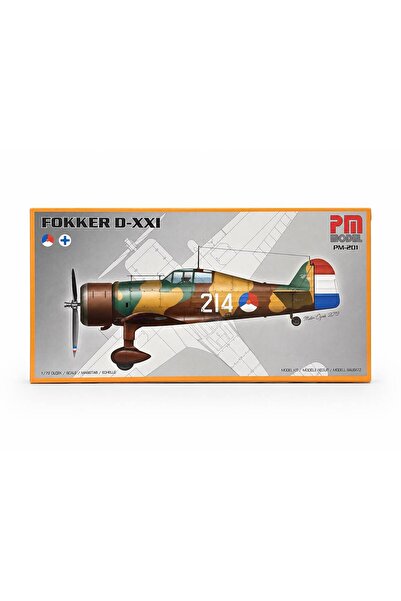 Genel Markalar Fokker D-XXI PM Model Demonte Plastik Uçak Maket Kiti