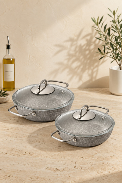 Gigilli You 4 Piece Granite Cookware Set