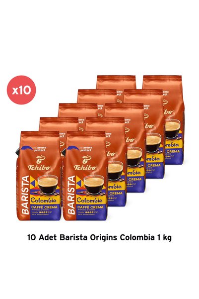 Tchibo Barista Caffe Crema Colombia 10kg & Esperto Mini Tam Automatic Coffee Machine