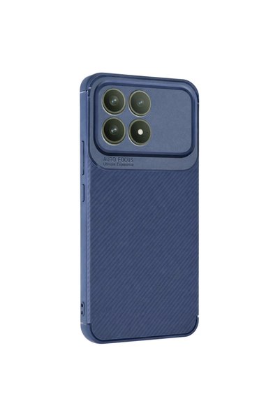 TheGencoo Xiaomi Poco F8 Pro Auto Focus Carbon Cover - Navy Blue