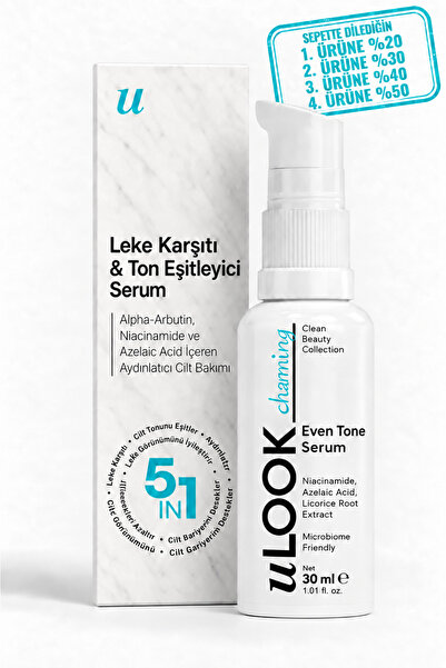 uLOOK Leke Karşıtı Cilt Tonu Eşitleyici Serum | Alpha Arbutin ve Niacinamide ...
