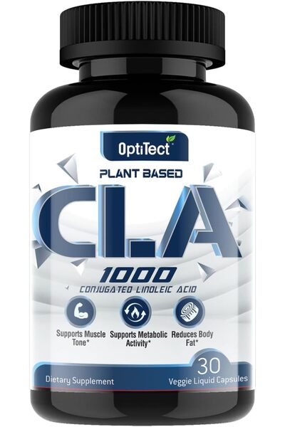 OptiTect Cla 1000 Plant Based, 30 Vegan Liquid Capsules, 1000 Mg, Reduces Bod...