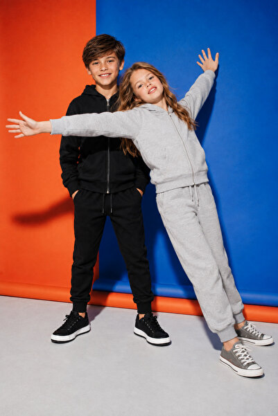 HAUSEkids 6-15 Yaş Unısex School New Eşofman Takım-Uzay Grisi