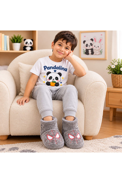 Pandalina Velcro Boys' Slippers Αντιολισθητική σόλα Νηπιαγωγείο Παπούτσια για...