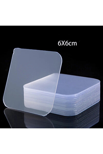 Choice5 50PCS 60x60mm Reusable Ultra-Strong Double Sided Adhesive Tape Nano T...