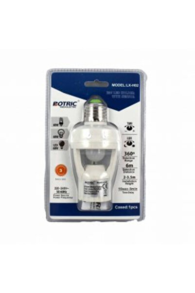 MAD ECO LEDURI Adaptor bec E27-E27 cu lumină și rotație 360 °   senzor de miș...