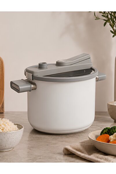 parlahome Safety+ Low Pressure Cooker Magic Pro series 7.6L, Stainless steel ...