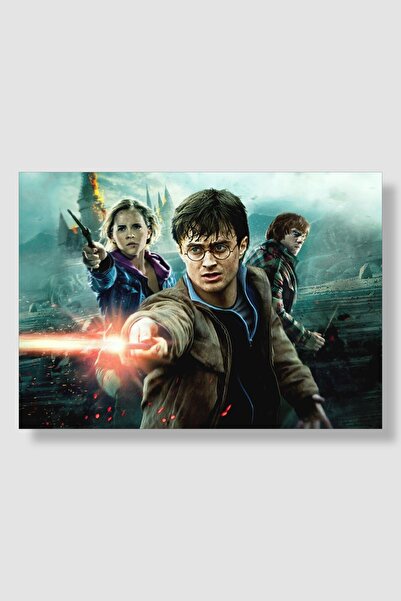 postick Harry Potter Film Posteri Yüksek Kaliteli Kalın Parlak Kuşe Kağıdı