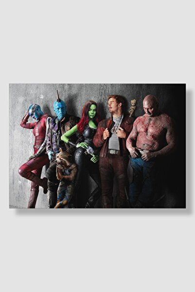 postick Marvel Galaksinin Koruyucuları Film Posteri Yüksek Kaliteli Kuşe Kağıdı