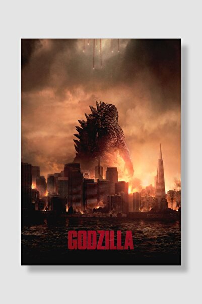 postick Godzilla Film Posteri Yüksek Kaliteli Kalın Parlak Kuşe Kağıdı