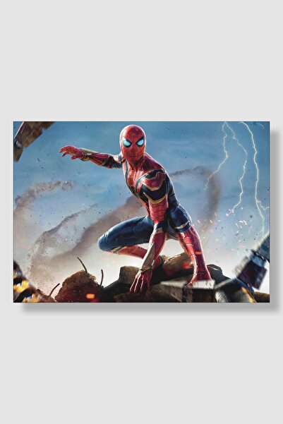 postick Marvel Spiderman | Örümcek Adam Film Posteri Yüksek Kaliteli Kalın Pa...