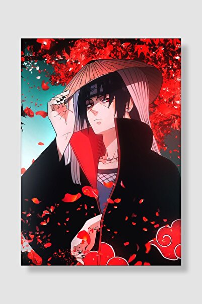 postick Naruto | Itachi Uchiha Anime Posteri Kalın Parlak Kuşe Kağıdı