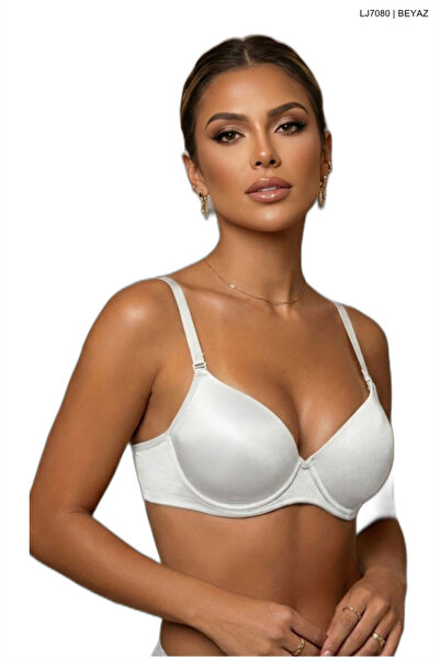 Le Jardin Dámska biela podprsenka Basic Desire Micro Push-Up 80