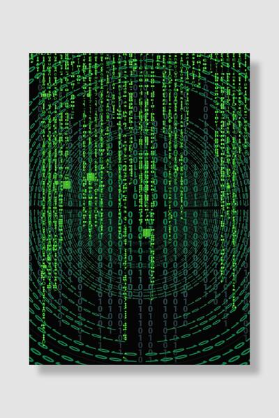 postick Matrix Film Posteri Yüksek Kaliteli Kalın Parlak Kuşe Kağıdı