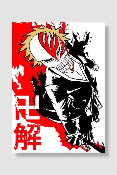 postick Bleach Anime Posteri Kalın Parlak Kuşe Kağıdı