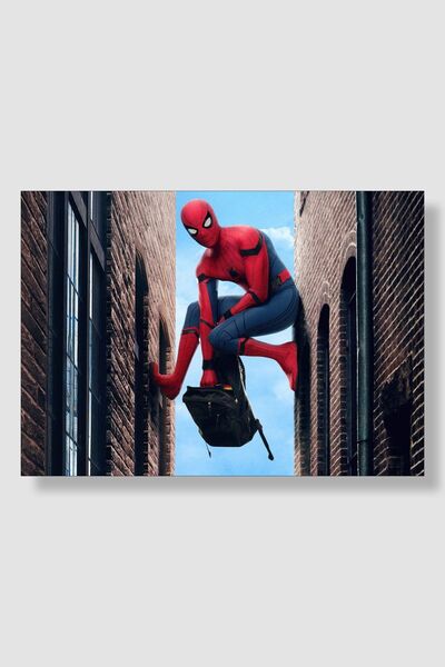 postick Marvel Spiderman | Örümcek Adam Film Posteri Yüksek Kaliteli Kalın Pa...