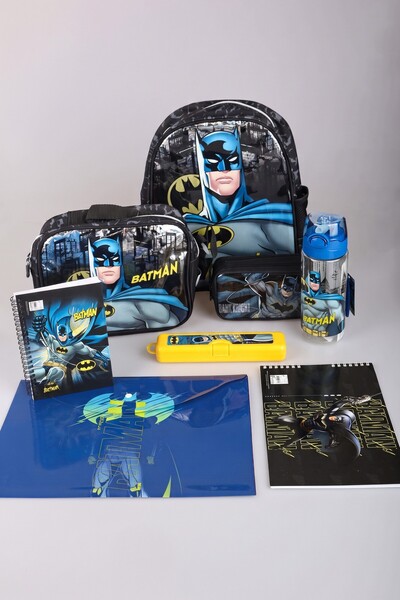 Batman LİSANSLI BATMAN TEK BÖLMELİ KÜÇÜK BOY 32 CM ANAOKUL,BESLENME VE KALEM ...