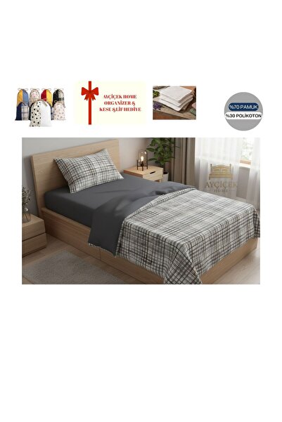 ayçiçek home SINGLE DUVET COVER SET 120/200 FITTED SHEET DUVET 150/215 CUSTOM...