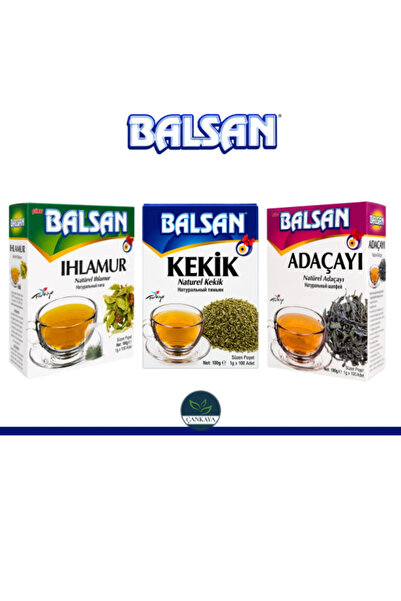 çine balsan Balsan 3'lü Kış Paketi (Ihlamur,Adaçayı,Kekik)