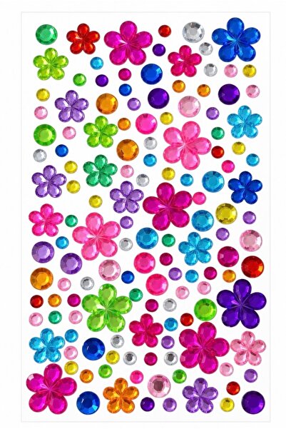 Lavian Accessories Kylie Taş Sticker Gems Stone Bedazzle Renkli Yüz ve Vücut ...