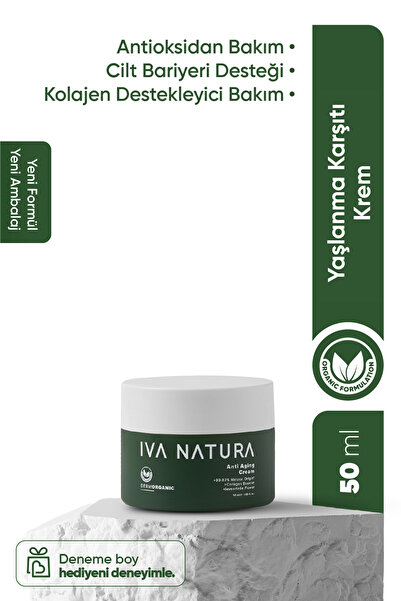 Iva Natura Yaşlanma Ve Kırışıklık Karşıtı Anti-aging Krem Hyaluronik Asit Ölm...