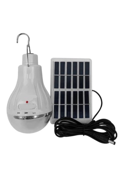 MANDU Bec cu leduri portabil 5WLL-028 si mini panou solar inclus