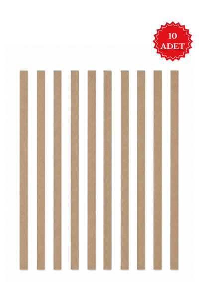 Rapithwin Ham Mdf Iskandinav Duvar Çıta 3 Mm Kalınlık X 124 Cm Uzunluk X 6 Cm...