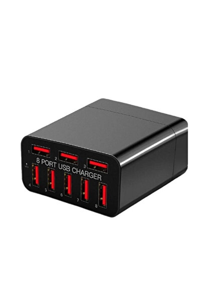 OEM Adaptor priza X82 cu 8 porturi USB 3.0 putere 40W
