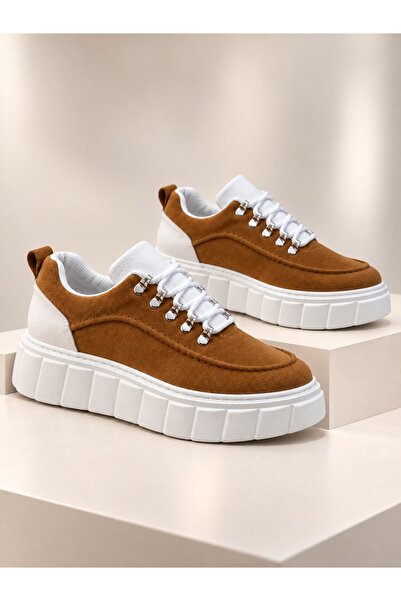 KUBACK Legend is back Kb-X10 Kuback Tan Suede White High Sole Casual Sports S...