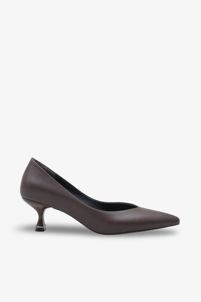 İNNABUTİKK Driya women's pointed-toe heeled shoes - brown