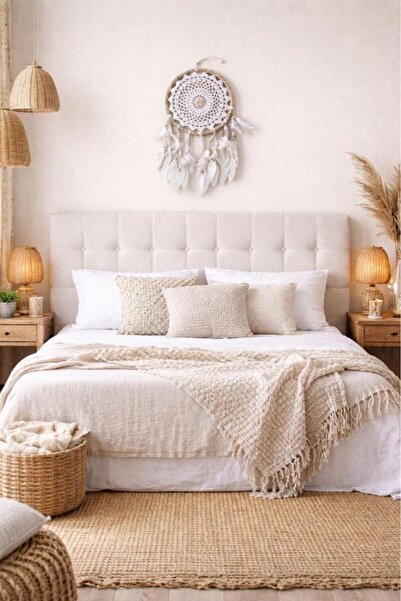 Hd Marketim Hdmarketim Düş Kapanı Dreamcatcher Kuş Tüyü Duvar Süsü %100 Pamuk...