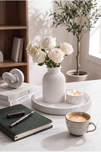 Ahenk Tasarımlar Senfoni Vazo Dekoratif Set - Modern Minimalist Estetik Tasar...