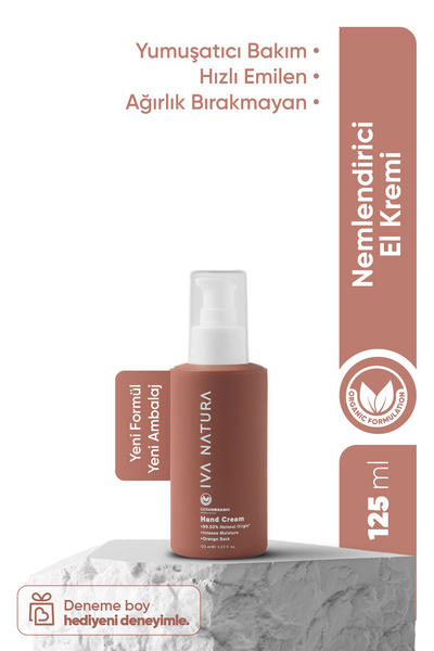 Iva Natura Organik El Bakım Kremi Shea, Argan & Jojoba Yağları – Yoğun Nem De...