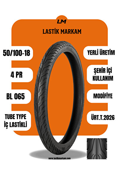 Billas B.50/100-18 4PR BL065 T.T.-MODİFİYE İNCE LASTİK-2025