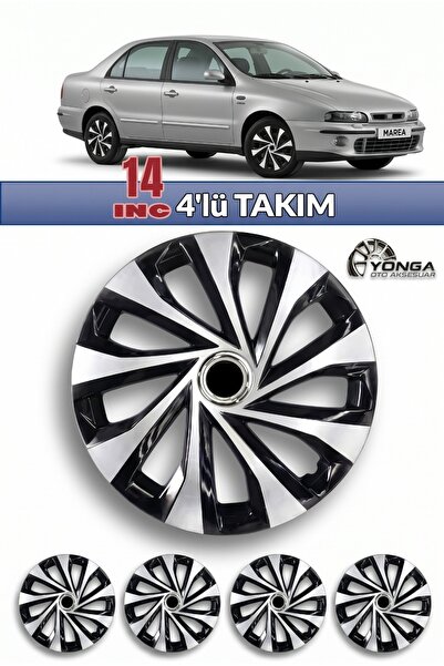 YONGA OTO AKSESUAR FİAT MAREA Jant Kapağı 14 İnç Kırılmaz 4'lü + 4 Amblem + 8...