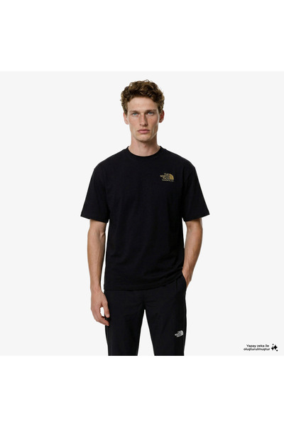 THE NORTH FACE Plant Amp Flora Ανδρικό Μαύρο T-Shirt με Μακριά Μανίκια
