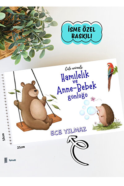 Lodos İSME ÖZEL Hamilelikten Bebeğin İlk Yaşına Tüm Anılarınız Tek Defterde (...