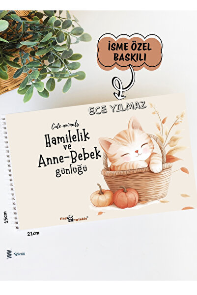 Lodos İSME ÖZEL Hamilelikten Bebeğin İlk Yaşına Tüm Anılarınız Tek Defterde (...