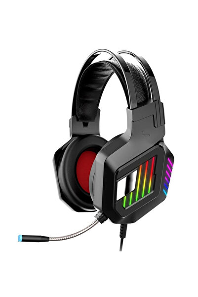 OEM Casti Andowl Q E8 Căști de gaming over-ear cu conexiune 2x3,5mm / USB Negru