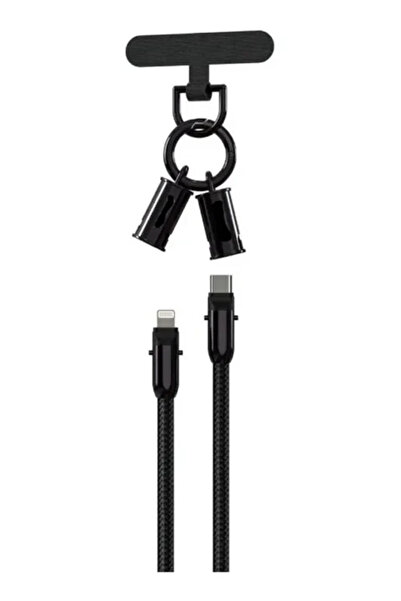 Mihai Cablu de date Type C la Lightning 30W cu curea si conexiune magnetica A...